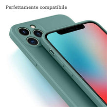 Carica l'immagine nel visualizzatore di Gallery, Mixroom - Cover Custodia Case per iPhone 11 Protezione Copre Fotocamera in Silicone TPU Opaco con Bordi Piatti Colore Ve