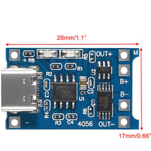 Carica l'immagine nel visualizzatore di Gallery, Greluma 10 Pz Tipo-C USB-C 5V 1A 18650 Scheda di ricarica per modulo caricabatteria al litio con doppia funzione di prot