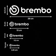 Carica l'immagine nel visualizzatore di Gallery, Gesar Adesivi Brembo Alta Qualità Resistenti al Calore – Kit 16 Adesivi Pinze Freni Auto – Compatibili con Pinze Freni B