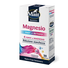 Carica l'immagine nel visualizzatore di Gallery, Matt, Magnesio Fast+Retard Integratore Alimentare, 30 Compresse