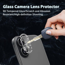 Carica l'immagine nel visualizzatore di Gallery, Lutree per iPhone 17 Vetro Temperato Pellicola Fotocamera, 2 Pezzi Durezza 9H HD Lente Protettiva, Anti-Graffio Senza Bo