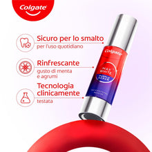 Carica l'immagine nel visualizzatore di Gallery, Colgate Max White Purple Serum 40ml, Booster Sbiancante Denti istantaneo, Sbianca istantaneamente, Formula a doppia azio