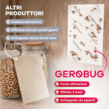Carica l'immagine nel visualizzatore di Gallery, Gerobug Trappole Tarme Alimentari e Farfalline - Maxi Confezione 10 Pezzi