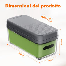 Carica l'immagine nel visualizzatore di Gallery, Ibergrif M524-7 Taglia Verdure, Mandolina 7 in 1 Multifunzione