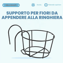 Carica l'immagine nel visualizzatore di Gallery, 4 Pezzi Cestini Sospesi per Piante da Balcone, Supporti per Piante in Metallo, Vasi per Fiori, Piccoli Kopinma 4 Pezzi C