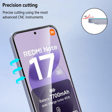 Carica l'immagine nel visualizzatore di Gallery, [3 Pezzi Vetro Temperato per Xiaomi Redmi Note 17/Redmi 17 5G/4G,Durezza 9H Anti Graffio,Anti-Impronte Senza Bolle,Pelli