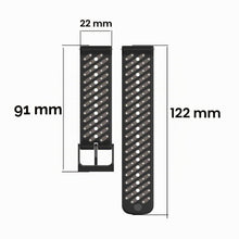 Carica l'immagine nel visualizzatore di Gallery, GIOPUEY 22mm Cinturini Compatibile con Suunto Race 2/Race S/Run/Vertical/Ocean/5 Peak/9 Peak Pro, Morbido TPU Cinturino 