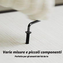 Carica l'immagine nel visualizzatore di Gallery, 1062 PzViti M3 M4 M5 M6, Bulloni e Dadi, Set di Viti a Testa Svasata con Esagono Incassato, Viti a Testa Piatta Esagonal