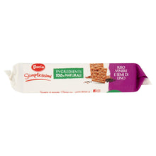 Carica l'immagine nel visualizzatore di Gallery, Doria - Semplicissimi Cracker, Riso Nero e Semi di Lino - Ingredienti 100% Naturali - Confezione da 8 Pacchetti