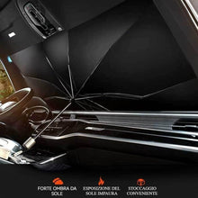 Carica l'immagine nel visualizzatore di Gallery, Parasole universale per auto per berline, SUV e MPV, design affascinante, con custodia, protezione dai raggi UV e dal ca