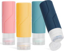 Carica l'immagine nel visualizzatore di Gallery, Alyvisun 4 Pezzi Flaconi da Viaggio in Silicone, [Ricaricabili &amp; Anti-Perdita] Contenitori Viaggio Liquidi, Boccette da Viaggio 100ml per Shampoo, Lozione, Cosmetici