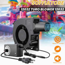 Carica l'immagine nel visualizzatore di Gallery, Ventola centrifuga 12 V AC 220 V EC 240 V Turbine Turbo, con controller per elettrodomestici, turbina (120 x 32 mm (con 