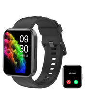 Carica l'immagine nel visualizzatore di Gallery, RUIMEN Smartwatch Uomo Donna Orologio Smart Watch Risposta Chiamate Contapassi Cardiofrequenzimetro da polso Saturimetro