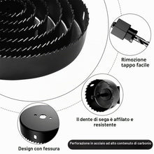 Carica l'immagine nel visualizzatore di Gallery, Set di seghe a tazza di alta qualità, 19 pezzi, per foratura precisa su legno, cartongesso e PVC (1)