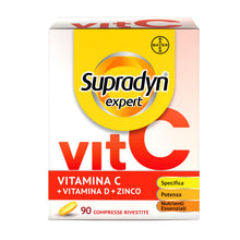 Carica l'immagine nel visualizzatore di Gallery, Supradyn Expert Vitamina C 1000 mg, D, Zinco, Sistema immunitario, 90 cpr