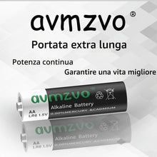 Carica l'immagine nel visualizzatore di Gallery, Batterie AA 12 pezzi, Mignon LR6 AA 1,5 V, potenza duratura, ad alte prestazioni, alcaline, possono essere utilizzate pe