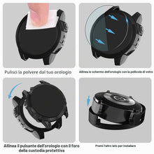 Carica l'immagine nel visualizzatore di Gallery, Diruite 4-Pezzi per Garmin Fenix 7X / 7X Sapphire Solar 51mm Custodia Protettiva+Vetro Temperato Pellicola Protettiva, T