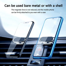 Carica l'immagine nel visualizzatore di Gallery, 2 pezzi porta cellulare auto magnetico universale. Supporto per telefono regolabile e ruotabile a 360° Adatto per l'uso 