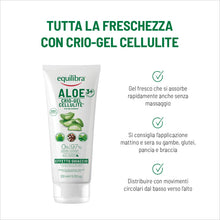 Carica l'immagine nel visualizzatore di Gallery, equilibra Corpo, Aloe Crio-Gel Cellulite, Gel Fresco a Base di Aloe Vera e Aloe 3+, Favorisce la Circolazione Periferica