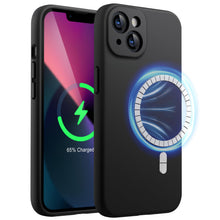Carica l'immagine nel visualizzatore di Gallery, JETech Cover Magnetica Silicone per iPhone 13, Nero