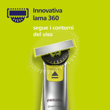 Carica l'immagine nel visualizzatore di Gallery, Philips OneBlade 360 Lame di ricambio per rasoio elettrico OneBlade, pettine regolabile 5in1, in acciaio inossidabile re