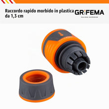 Carica l'immagine nel visualizzatore di Gallery, GRIFEMA GE1201 Attacco Rapido per Tubo da 1/2" 12,5 mm - 5/8" 15 mm, Connettore Universale, Installazione Facile, Protez