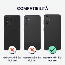 Carica l'immagine nel visualizzatore di Gallery, kwmobile Custodia Compatibile con Samsung Galaxy A54 5G Cover - Back Case per Smartphone in Silicone TPU - Protezione Go