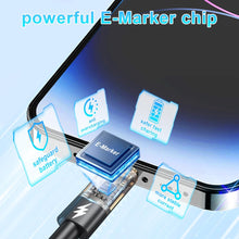 Carica l'immagine nel visualizzatore di Gallery, Adiwo Cavo USB C a USB C, Ricarica Rapida 100W PD3.0/QC3.0, Compatibile con iPhone 16 Pro Max/15, Samsung S24/S23/S22, M