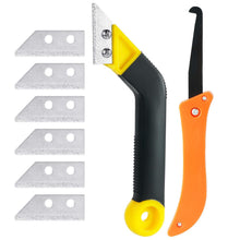 Carica l'immagine nel visualizzatore di Gallery, Flintronic Set 9pz Raschietto per Piastrelle, con 7 Lame di Ricambio