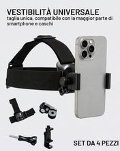 Carica l'immagine nel visualizzatore di Gallery, Supporto per Telefono Cellulare Montato Sulla Testa