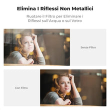 Carica l'immagine nel visualizzatore di Gallery, K&amp;F CONCEPT 52mm Clip-on Filtro Polarizzatore CPL Circolare per Cellulari