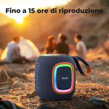 Carica l'immagine nel visualizzatore di Gallery, RIENOK Cassa Bluetooth Potente Portatile Impermeabile, Blu Navy