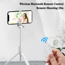 Carica l'immagine nel visualizzatore di Gallery, Bastone Selfie treppiede smartphone cavalletto per smart phone,Wireless selfie stick 4in1 Staccabile con Telecomando Wir