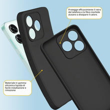 Carica l'immagine nel visualizzatore di Gallery, ZhuoFan Cover Compatibile con HONOR X5c Plus con 2 Pezzi Pellicola Vetro Temperato, Gomma Gel di Silicone Liquida Antiur