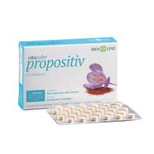 Carica l'immagine nel visualizzatore di Gallery, Bios Line Vitacalm Propositiv Integratore Alimentare con Safranyl, Bacopa e Acido Folico, 30 Compresse