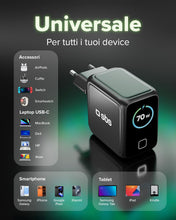 Carica l'immagine nel visualizzatore di Gallery, SBS Pulse Power 70W USB-C, Tecnologia GaN, Power Delivery (PD 3.0 PPS)