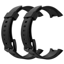 Carica l'immagine nel visualizzatore di Gallery, WD&amp;CD Cinturini Compatibile per Mi Band 7 Pro - 2 Pezzi in Silicone Sportivo Colorato Regolabile per Xiaomi Band (Nero)