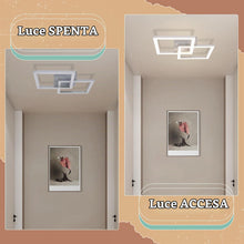 Carica l'immagine nel visualizzatore di Gallery, Homefire lampada da soffitto LED soggiorno design moderno 24W 4000K