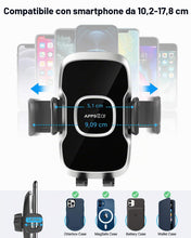 Carica l'immagine nel visualizzatore di Gallery, APPS2Car Supporto per telefono per parabrezza auto, braccio lungo flessibile da 13 pollici con collo d'oca, base di aspi