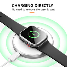 Carica l'immagine nel visualizzatore di Gallery, Amzpas 【2 PEZZI】 Cover per Apple Watch SE 40mm Series 6/ Series 5/ Series 4 40mm con Vetro Temperato,Copertura Completa 