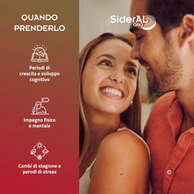 Carica l'immagine nel visualizzatore di Gallery, SiderAL ORO integratore alimentare di Ferro Sucrosomiale® (14 mg), Alto assorbimento e Tollerabilità, NO Glutine - Latto