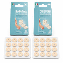 Carica l'immagine nel visualizzatore di Gallery, Topolenashop 36 Paracalli Ovali Autoadesivi in Lattice Naturale 2,8 x 1,8 cm – Cuscinetti Morbidi Trasparenti Anti-Sfreg