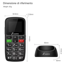 Carica l'immagine nel visualizzatore di Gallery, SweetLink Telefono Cellulare per Anziani con Tasti Grandi, GSM Senior Telefoni per Persone Anziane, Base di Ricarica, Fu
