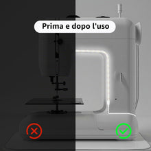 Carica l'immagine nel visualizzatore di Gallery, Striscia luminosa per macchina da cucire, 0,3 m, 1,7 m, cavo di alimentazione 5 V, set di strisce luminose USB, luce bia