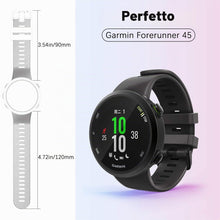 Carica l'immagine nel visualizzatore di Gallery, MoKo Cinturino Silicone Compatibile con Garmin Forerunner 45 / 45S / Swim 2