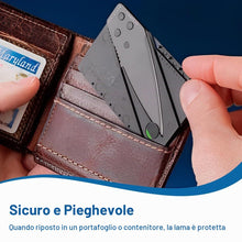 Carica l'immagine nel visualizzatore di Gallery, 4 Pezzi Coltello Per Carte Di Credito, Coltello Pieghevole Per Carte Di Credito, Coltello Tascabile Per Esterni, Mini Co