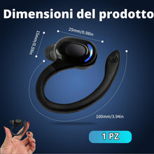 Carica l'immagine nel visualizzatore di Gallery, Auricolare Bluetooth Mono V5.2 Senza Fili con Microfono Integrato