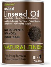 Carica l'immagine nel visualizzatore di Gallery, Materialix Olio di lino bollito, impregnazione naturale per legno, asciugatura rapida, impermeabile, 1L