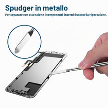 Carica l'immagine nel visualizzatore di Gallery, MMOBIEL Kit Strumento di Riparazione Elettroniche - Set di 3 Spudoratori in Metallo per Apertura Sicura di Schermi di Di