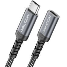 Carica l'immagine nel visualizzatore di Gallery, deleyCON 1m Prolunga USB-C 100W per Ricarica Rapida - Cavo PD 3.0 di Ricarica e Dati per iPhone 17 16 Pro Max Air Galaxy
